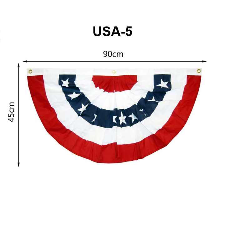 250th Anniversary USA Bunting Flag | Heavy-Duty & Fade Resistant